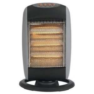 STATUS 1200W HALOGEN HEATER LIGHT & DARK GREY