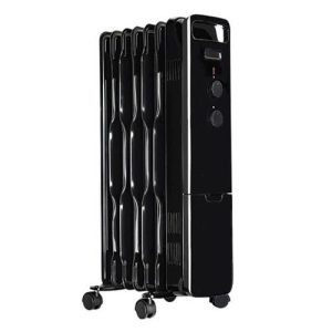 STATUS 1.5KW BLACK OIL FILLED WAVY RADIATOR - 7 FIN - ADJ