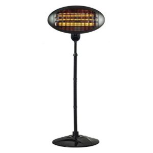 STATUS 2KW FREESTANDING PATIO HEATER - BLACK - 3 HEAT SET