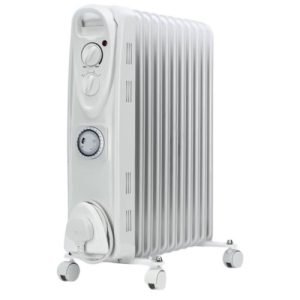 STATUS 2.5KW 11-FIN OIL FILLED RADIATOR+TIMER