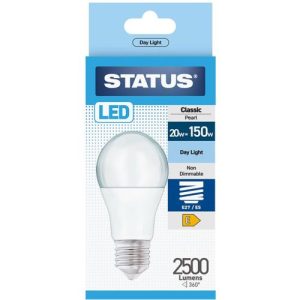 STAT LED GLS 20W=150W=150W ES OPAL DAY LIGHT