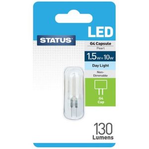 STATUS LED G4 CAPSULE 1.5W=100L=10W 12V B/P DL