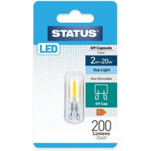 STATUS LED G9 2W=200L=20W 240V B/P DL