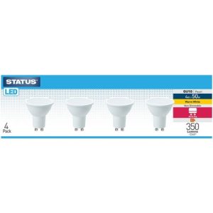 STATUS (PK4) LED GU10 4W=50=350L 100D WW