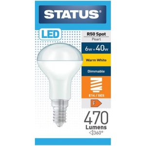 STATUS LED R50 SES 6W=40W=470L OP WW DIM