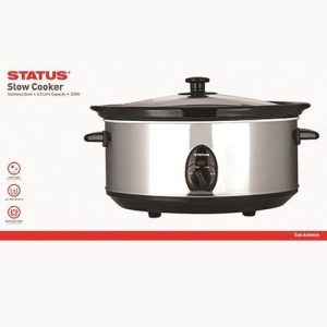 STATUS SAN ANTONIO 6.5L 320W STAINLESS STEEL SLOW COOKE