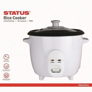 STATUS SANTA CLARA 1.8L 700W WHITE RICE COOKER