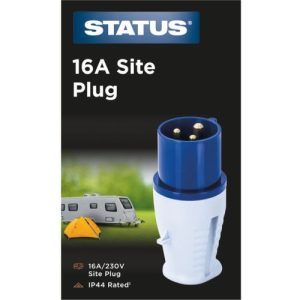 STATUS 16A 230V IP44 3PIN SITE PLUG