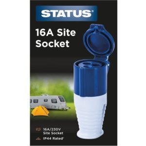 STATUS 16A 230V SITE PLUG SOCKET