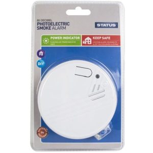 STATUS SMOKE ALARM 9V WHITE (BOXED) CDU5