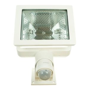 STEINEL WHITE 500W FLOOD COOL WHITE PIR+LAMP