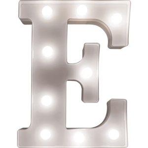 ST HELENS BATTERY OPERATED LIGHT UP LETTER E