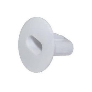 WHITE CABLE GOMMET TWIN EACH