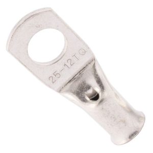 COPPER TUBE LUG 25MM CABLE M12 HOLE
