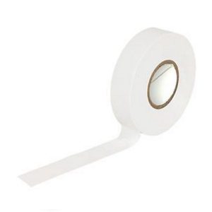 LYVIA 5MTS X 19MM PVC TAPE WHITE