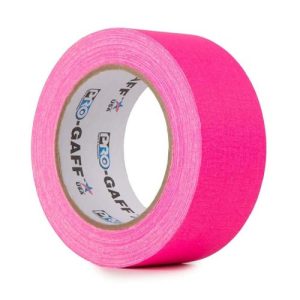 GAFFER CLOTH TAPE FLU-PINK 25MM X 25M