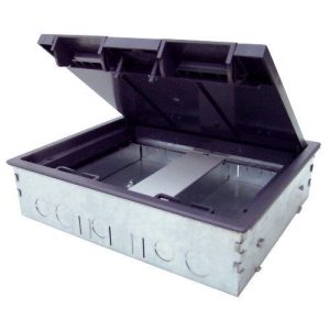 TASS 2-COMPARTMENT SCREED FLOORBOX 75MM
