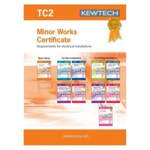 KEWTECH MINOR WORK CERTIFICATE