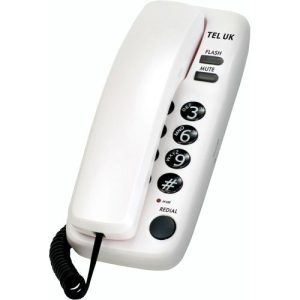 SORENTO 2-PIECE WHITE DESK/WALL PHONE (was 18035W)