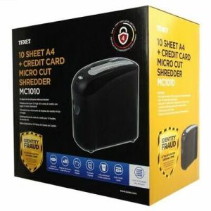 TEXET 10 SHEET MICRO CUT SHREDDER,