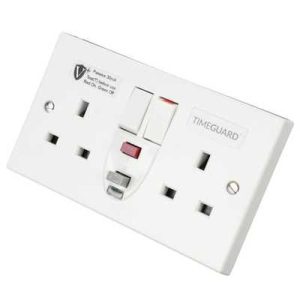 TIMEGUARD 2G WHITE ACTIVE/NON-LATCHING RCD SOCKET