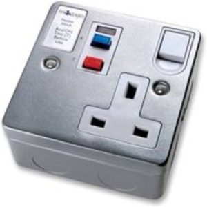 TIMEGUARD 1G METALCLADE ACTIVE TRIPFAST RCD SOCKET