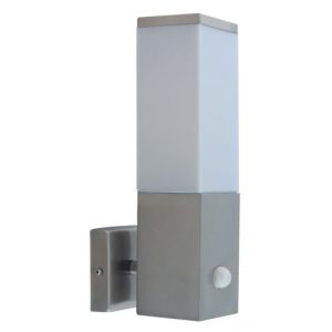 TP24 KABUL STAINLESS STEEL OUTSIDE LANTERN C/W PIR