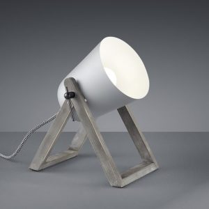 TRIO MARC NATURAL WOOD / GREY METAL  SHADE