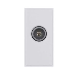 CO-AX FEMALE 1 MODULE WHITE