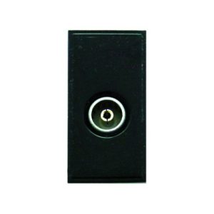 CO-AX FEMALE 1 MODULE BLACK