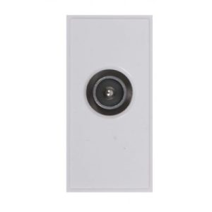 CO-AX MALE 1 MODULE WHITE