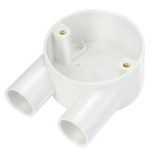 20MM 2-WAY WHITE U-BOX