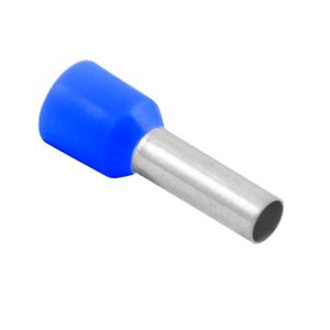 Blue Bootlace Ferrule Single 0.75mm