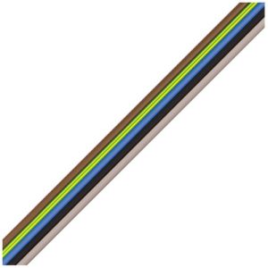 UNICRIMP HEAT SHRINK 6.4MM X 1MTR EACH (BLK,BLU,BR,GREY,G/Y)
