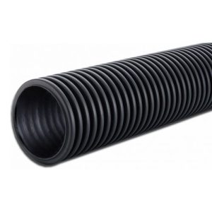 UNIVOLT BLACK 50MM TWIN (SMOOTH) WALL FLEXIBLE UNDERGROUND DUCTING (PER MTR) (50MTR REEL)