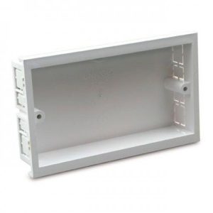 UNIVOLT TWIN TRUNKING SOCKET BOX