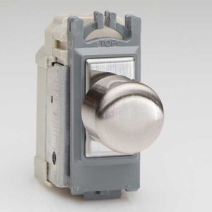 VARILIGHT 2-W PUSH ON/OFF DUMMY DIMMER GRID SWITCH