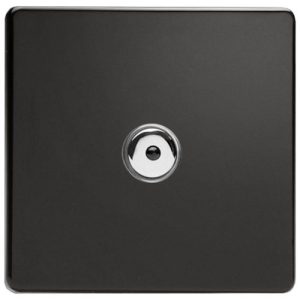 VARILIGHT 1G 1W PREMIUM BLACK REMOTE/TOUCH MASTER LED DIMMER (0-100W)