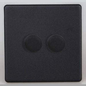 VARILIGHT 2G 2W MATT BLACK URBAN LED DIMMER