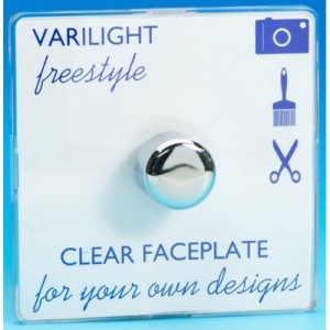 VARILIGHT FREESTYLE CLEAR SCREWLESS 1G 2W LED DIMMER