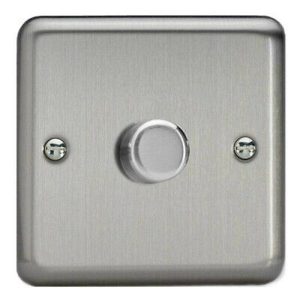 VARILIGHT 1G DIMMER 0-100W LED M/CHROME
