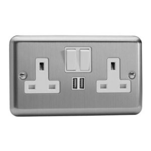 VARILIGHT CHROME 2G USB SOCKET BL