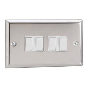 VARILIGHT 4G 2W POLISHED CHROME SWITCH(W