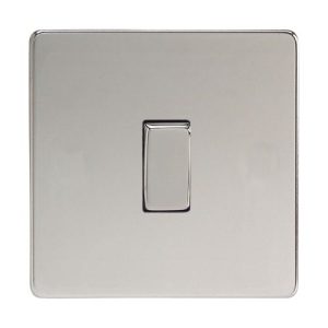 VARILIGHT POLISHED CHROME 1G 2W SW FACE PLATE