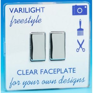 VARILIGHT FREESTYLE CLEAR SCREWLESS 2G 2W SWITCH