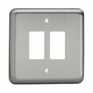 VARILIGHT POWER GRID 1G 2MOD M/CHROME PL