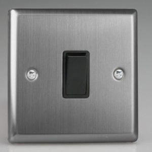 VARILIGHT 1G 2W SWITCH BLACK INSERT