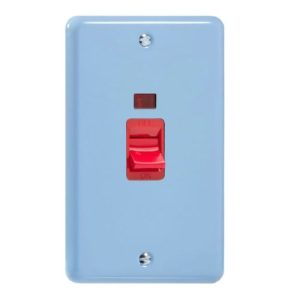 VARILIGHT 2G VERTICAL COOKER SWITCH RED ROCKER DUC