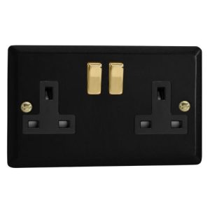 VARILIGHT 2G SW-SOCKET MATT BLACK