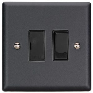 VARILIGHT MATT BLACK SWITCHED FUSED SPUR